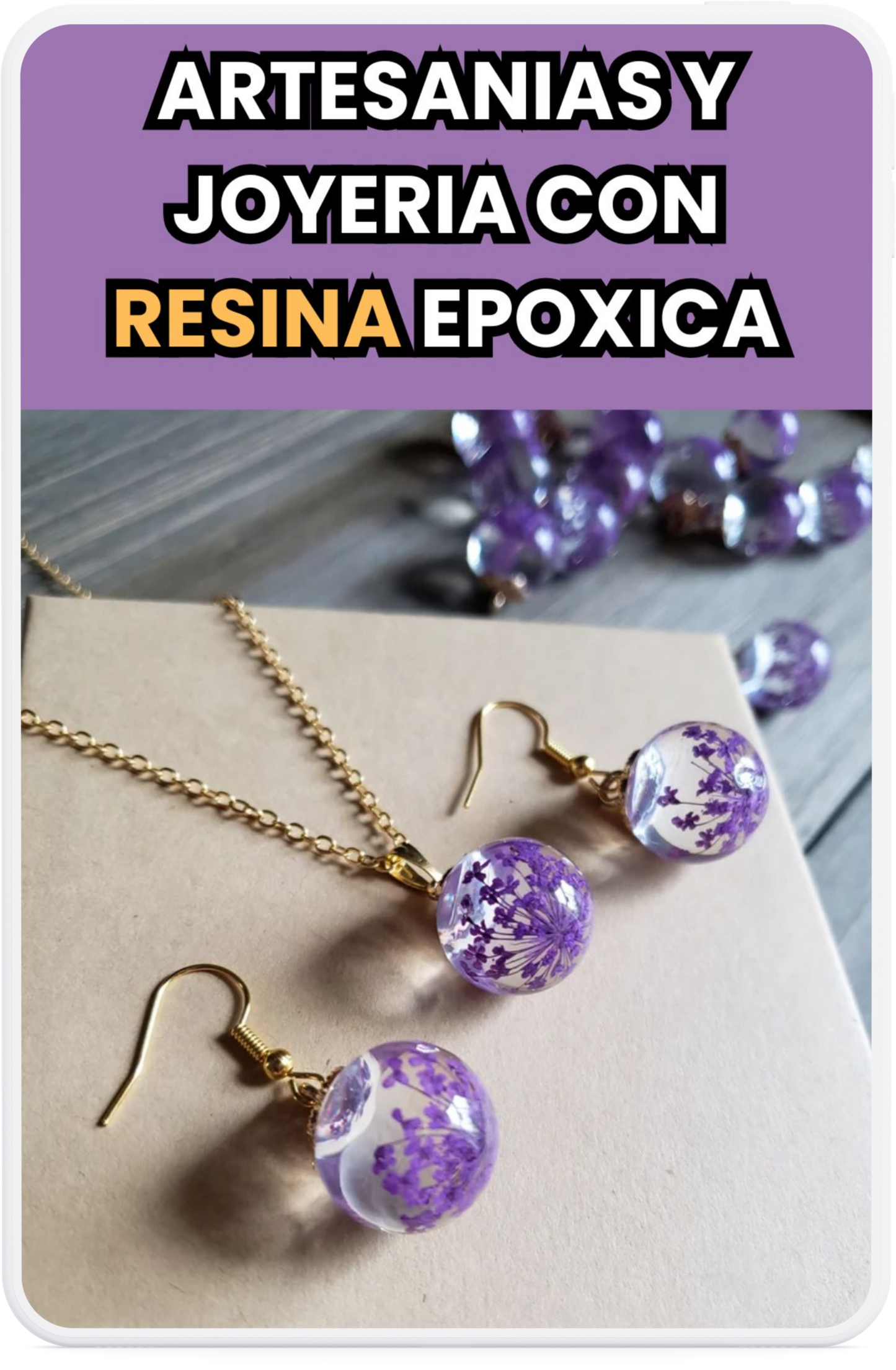 Libro Joyas y Arte con Resina